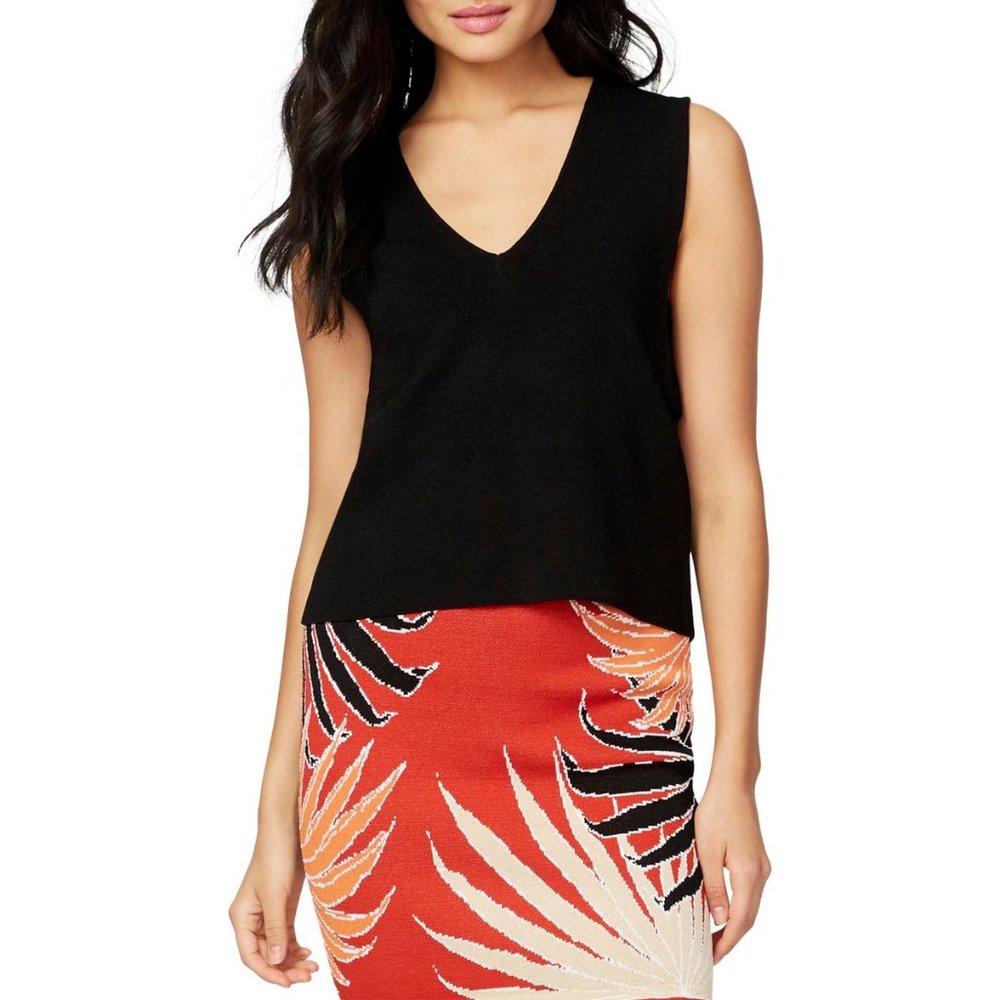 Rachel Roy Sleeveless Pullover V-Neck Shell
